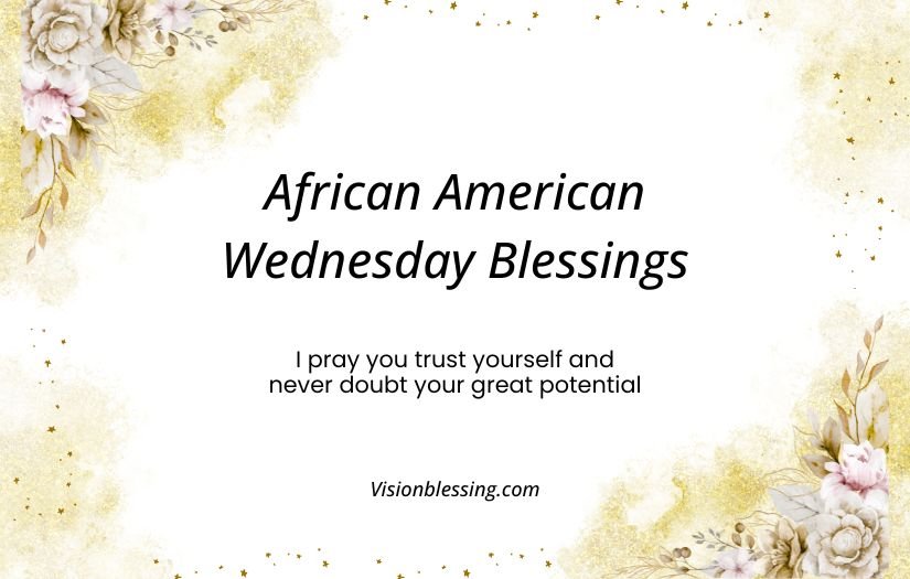 Encouragement African American Wednesday Blessings